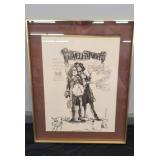 TWELFTH NIGHT - FRAMED - 21" X 27"