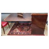 WALNUT BANDED TABLE - 40" X 72"