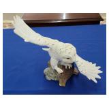 SNOW OWL FIGURINE - 12"
