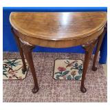 WALNUT HALL TABLE - 36" X 30"