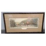 FRAMED HOMEWARDS EAS DOUGLAS - 19" X 35"