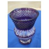 AMETHYST/CLEAR VASE - 9.25"