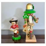 (2) WOOD NUTCRACKERS