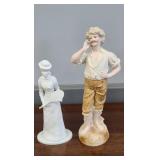 KASIER GIRL BISQUE, BOY BISQUE FIGURE (2)