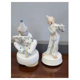 (2) CLOWN MUSIC BOXES