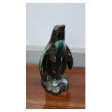 PENGUIN BLUE MOUNTAIN POTTERY - 8" - LABEL