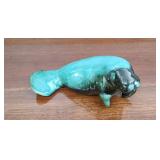 WALRUS BLUE MOUNTAIN POTTERY - 7.5" - LABEL