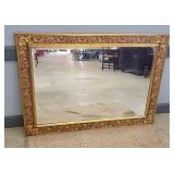 DECORATED GOLD MIRROR - 36" X 50"