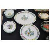 28 PIECE HERBAL DISH SET