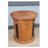 EMPIRE STYLE DRUM TABLE/CABINET