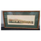 FRAMED FOX HUNTING "MEETING AT KIRBY GATE"