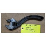 12" ERIE TOOL WORKS ADJUSTABLE WRENCH