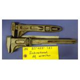 8.5" & 11.5" INTERNATIONAL ADJUSTABLE WRENCHES
