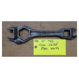 13" #183 OLIVER CHILLED PLOW WORKS WRENCH