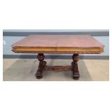 WALNUT DEPRESSION DINING TABLE