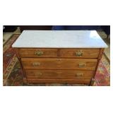 MARBLE TOP DRESSER