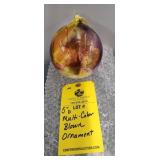 MULTI-COLOR BLOWN ORNAMENT - 5"