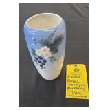 ROYAL COPENHAGEN BLACKBERRY VASE - 9"