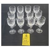 (12) SIGNED WATERFORD GOBLETS - SIGNED