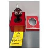 WATERFORD WINTER WONDERLAND REDBALL ORNAMENT