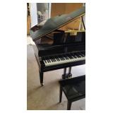 WWII ARMY BALDWIN BABY GRAND PIANO