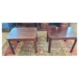 (2) CUSTOM SIDE TABLES