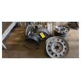 (9) STEEL RIMS