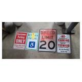 (4) TRAFFIC SIGNS