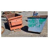 (2) METAL BOXES