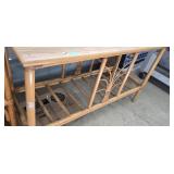 RATTAN CONSOLE TABLE