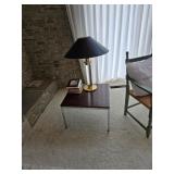 ACRYLIC GLASS LAMP - BLACK SHADE