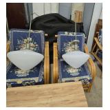 (4) MID-CENTURY HANGING PENDANT LIGHTS