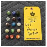 (15) VARIOUS MARBLES