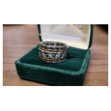 ISRAEL STERLING SPINNER RING