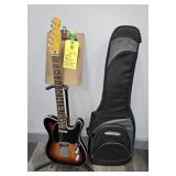 FENDER SQUIER TELECASTER GUITAR WITH SOFT CASE