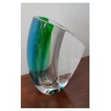 KOSTA BODA MIRAGE BLUE - GREEN VASE