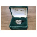 STERLING PHILIPPINES TRENCH ART RING