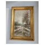 AUTUMN BY G E COLBY PAINTING