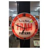 FRAM DOUBLE BUBBLE CLOCK