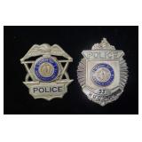 (2) COMM OF MASSACHUSETTS BADGES