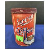 SERV US COFFEE 1 LB TIN