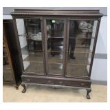 2 DOOR MAHOGANY BIRD CLAW FOOT CHINA - 52"