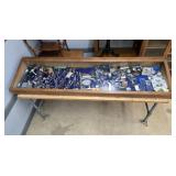 OAK LIFT TOP COUNTRY DISPLAY (CASE ONLY)