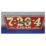 7-20-4 PORCELAIN CIGAR SIGN - 30"