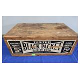 BLACK PACKET WOOD SEED BOX - 27"