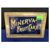 NBC MINERVA 5 LB FRUIT CAKE TIN