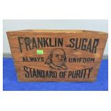 FRANKLIN SUGAR WOOD BOX - 22"