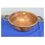 HEAVY COPPER BOWL - 15.5"