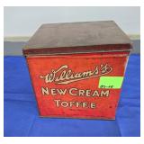 WILLIAMS NEW CREAM TOFFEE 8 LB TIN