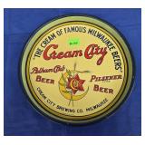 CREAM CITY BEER PILSNER TRAY - 14"